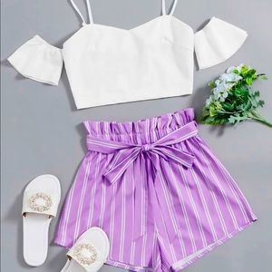 Cute short and top set